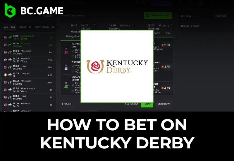 How to Bet on the Kentucky Derby 2024 with BC Game