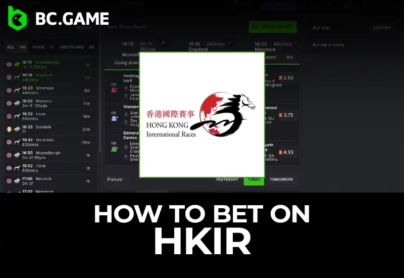 Bet on Hong Kong International Races with BC Game