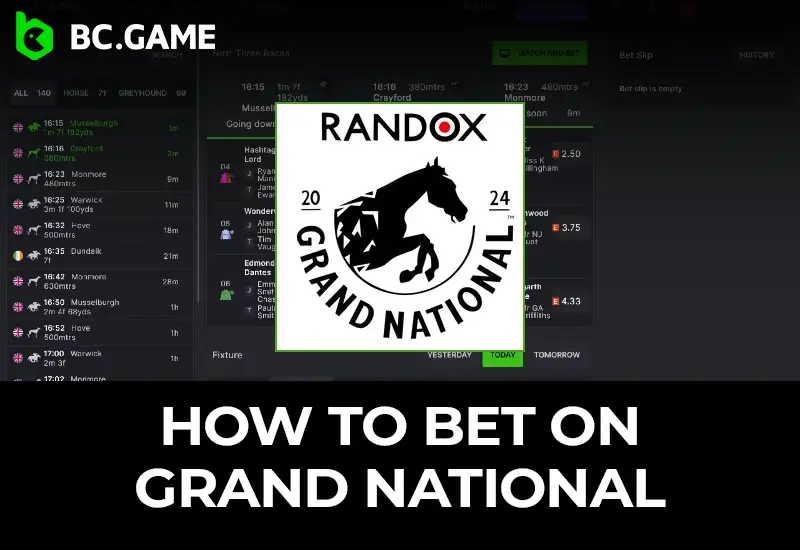 Grand National Betting 2025 with BC Game in Brazil