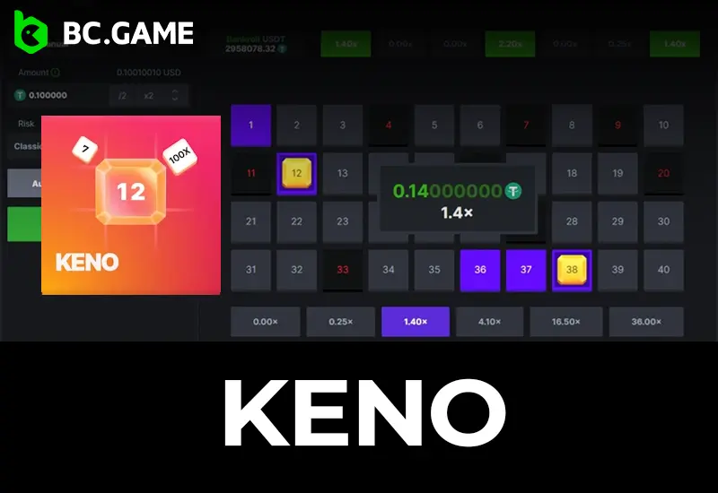 Play Keno by BC Originals - Exciting Lottery Experience