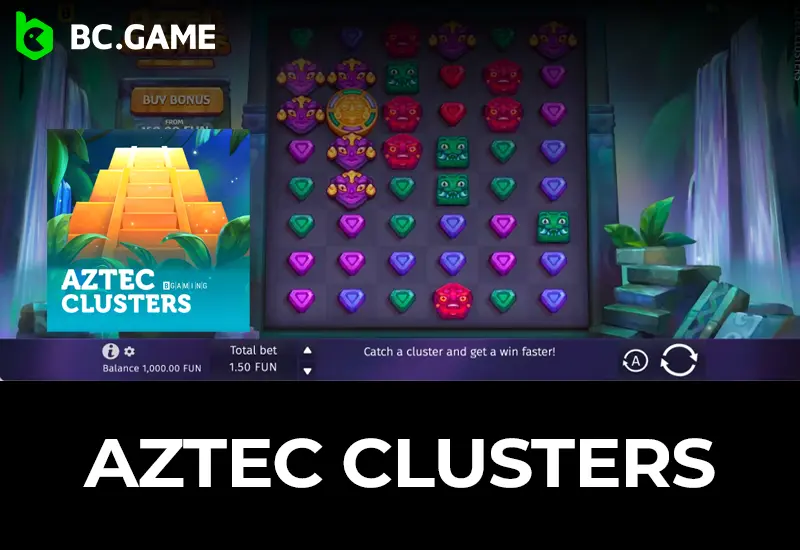 Aztec Clusters Slot Game at BC Game Brazil - Play Now