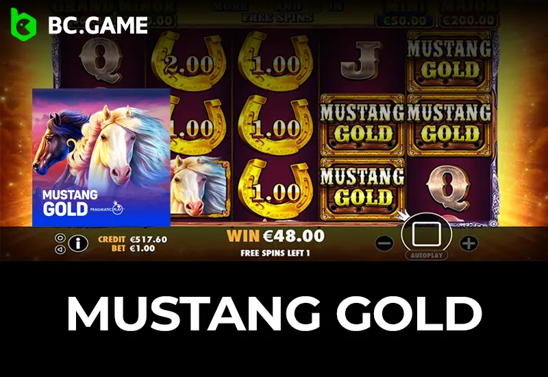 Mustang Gold Slot at BC Game Brazil Wild West Adventure