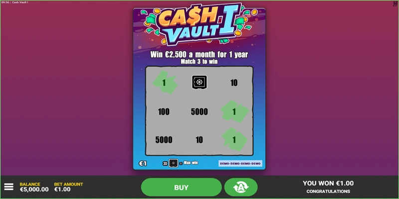 How to Play Cash Vault I